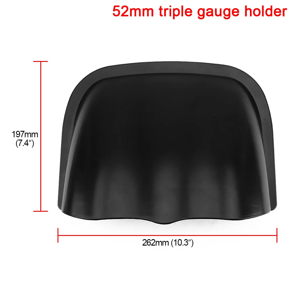 2INCH 52mm Universal Car Meters Holder Black Single Double Triple  Car Gauge Pod for Left Right Drive Car for 2 Inch 52mm Gauges
