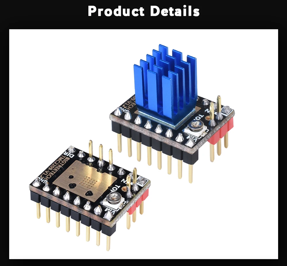BIGTREETECH TMC2209 V1.3 Stepper Motor Driver TMC2208 3D Printer Parts For BTT Octopus SKR V1.4 SKR Mini E3 Ender3 V2 Voron 2.4