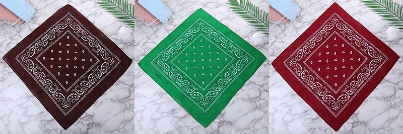 New Headbands Unisex Cotton Bandana Head Scarf Headwraps for Women Designer Headwear Double Sided Head Wrap Men Masks Face Scarf