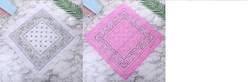 New Headbands Unisex Cotton Bandana Head Scarf Headwraps for Women Designer Headwear Double Sided Head Wrap Men Masks Face Scarf