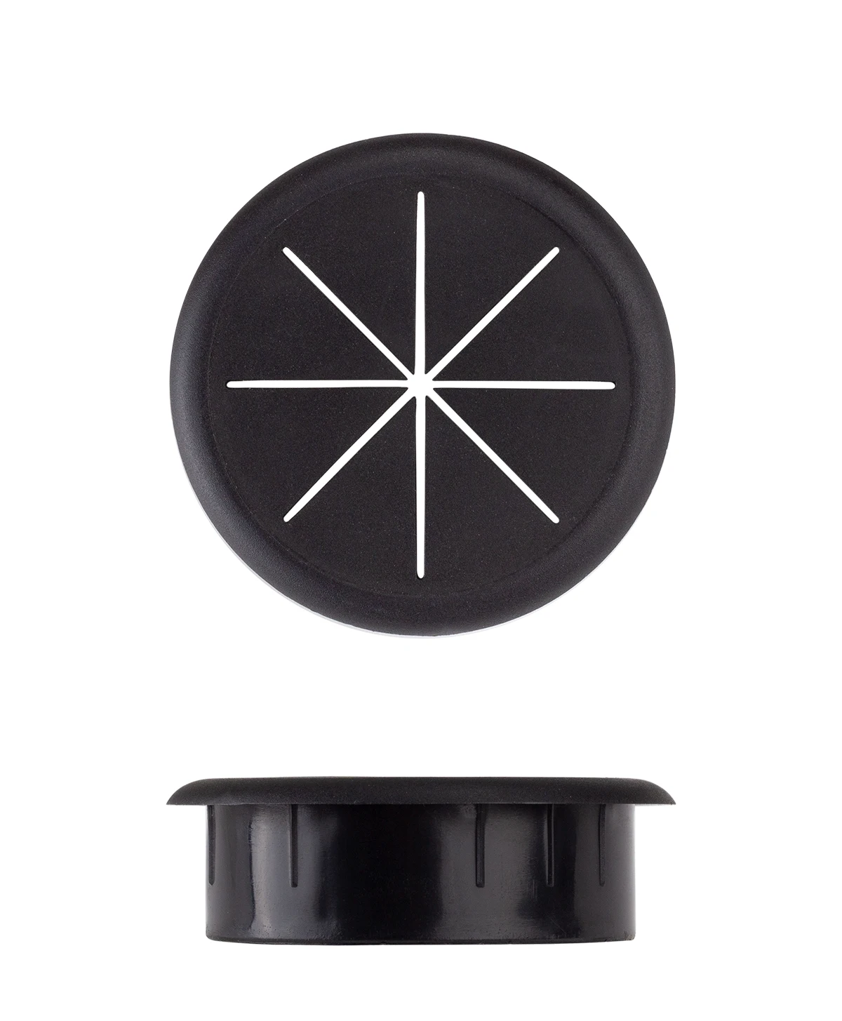 Flexible Cable Cord Grommet 2 Inch Black White Rubber Grommets Gasket In Desk Table Furniture for Hole Cover Wire Pass Organizer