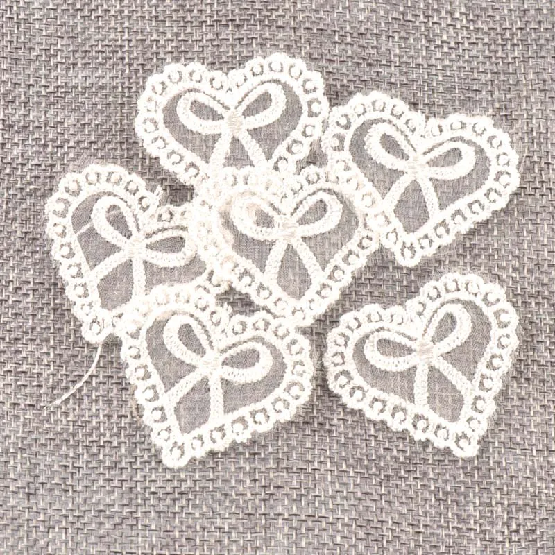 Flower White Lace Applique Mesh Trim For Sew On Guipure Fabric Wedding Supplies Home Decoration