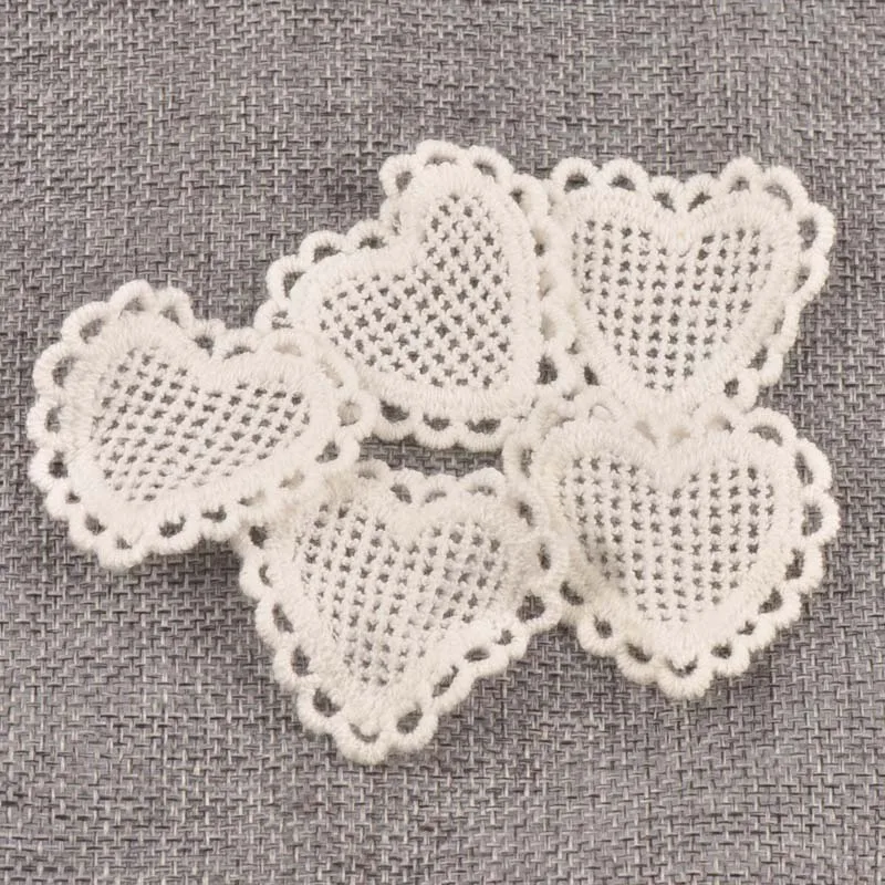 Flower White Lace Applique Mesh Trim For Sew On Guipure Fabric Wedding Supplies Home Decoration