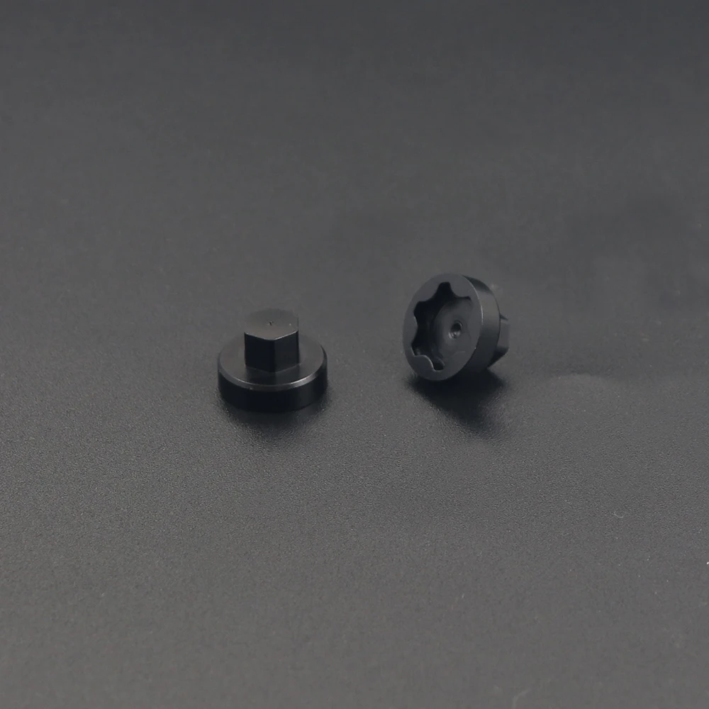 Metal Wheel Rim Center Cap Dust Cap M4 Nut 4PCS for 1/10 RC Crawler Car Axial SCX10 D90 TRX4 TF2 CC01 Capra Upgrade