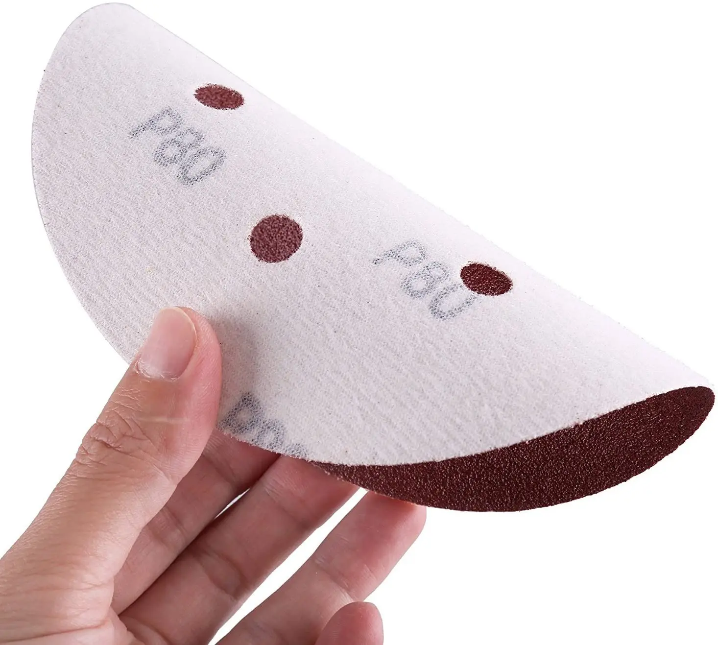 6 Inch 6 Holes 150MM Sanding Discs 60-2000 Grit Flocking Sandpaper Orbital Sander Hook and Loop  Aluminum Oxide Sand Paper