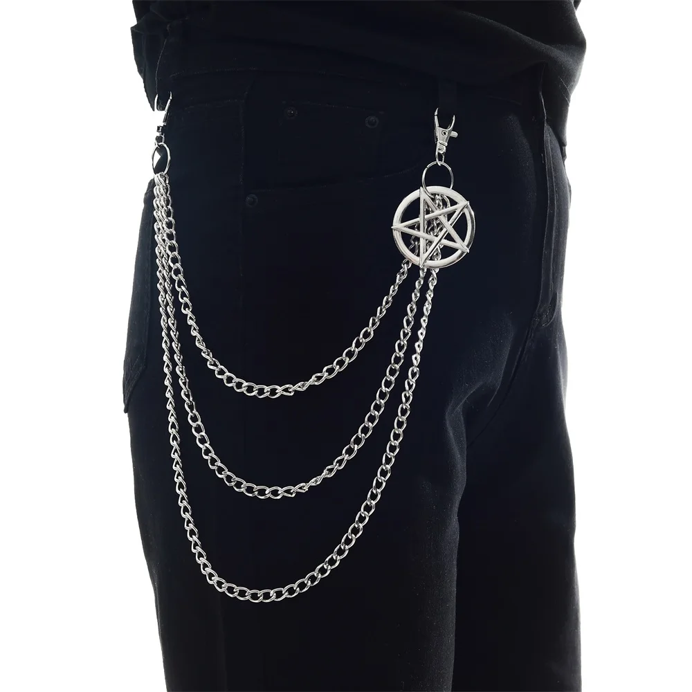 Punk Pants Chains Belt Chain for Man Women Jean Trousers Chains  Goth Jewelry Gothic Emo Scene Accessories