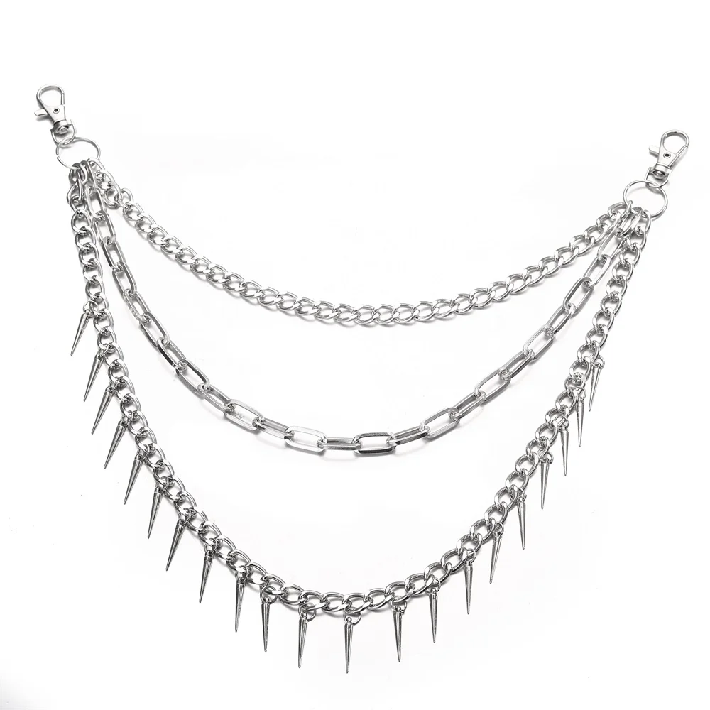 Punk Pants Chains Belt Chain for Man Women Jean Trousers Chains  Goth Jewelry Gothic Emo Scene Accessories
