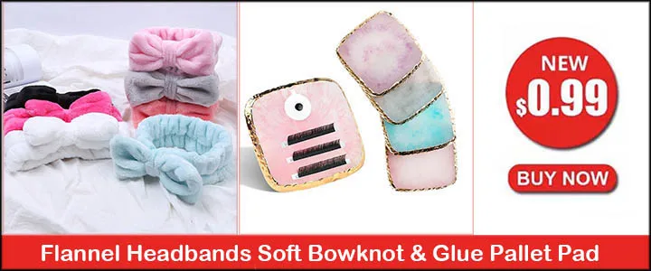 100Pcs Disposable Eyelash Glue Pallet Eyelash Extension Glue Pads Stand Eyelash Plastic Transparent Glue Holder Glue Gasket