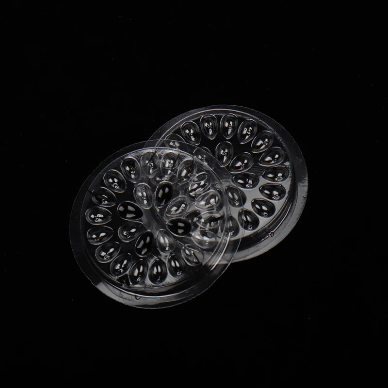100Pcs Disposable Eyelash Glue Pallet Eyelash Extension Glue Pads Stand Eyelash Plastic Transparent Glue Holder Glue Gasket