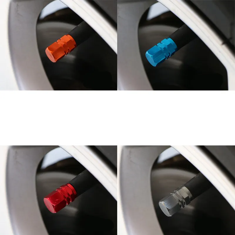 2Pcs Aluminum Bicycle Bike Tyre Valve Cap Dustproof For Xiaomi M365 Electric Scooter MTB Road Bike Mountain Valve Cap Accessory