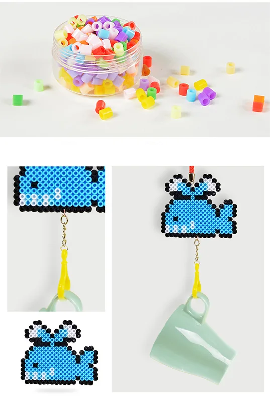 2.6mm 24/48 Colors Hama Beads Education Iron Beads 3D Puzzle Beads Ironing Guarantee Perler Fuse Beads DIY Toy Miçangas