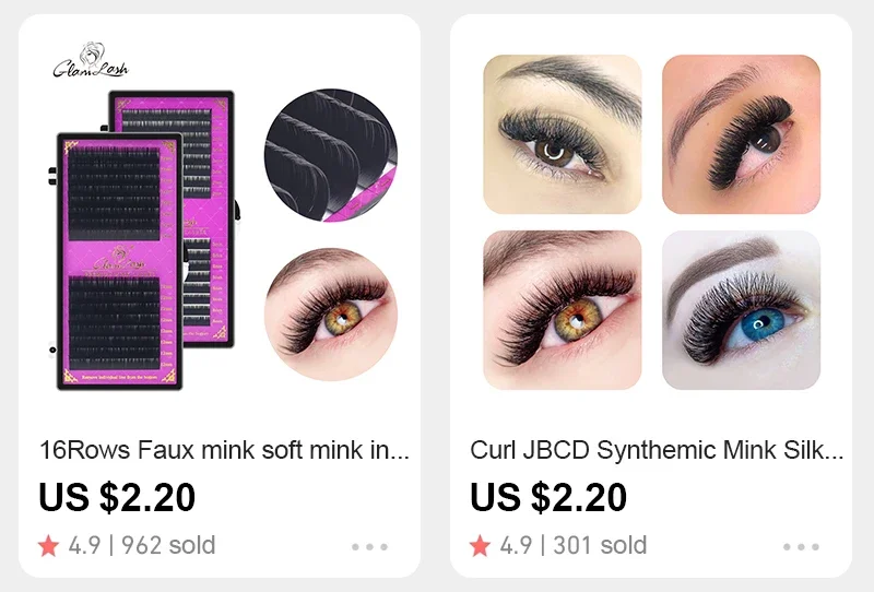 ANNAFRIS 16rows 8~15mm Mixed L-Shaped Eyelashes Extension Natural Soft Mink Matt Black L/L+/LC/LD/LU(M) Curl Individual Lashes