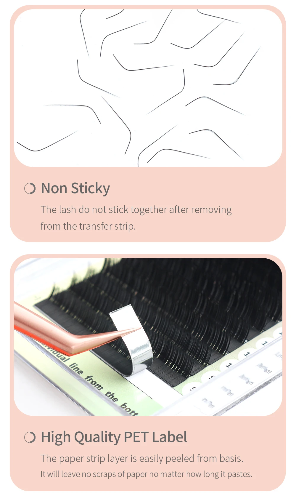 ANNAFRIS 16rows 8~15mm Mixed L-Shaped Eyelashes Extension Natural Soft Mink Matt Black L/L+/LC/LD/LU(M) Curl Individual Lashes
