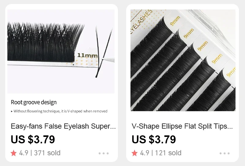 ANNAFRIS 16rows 8~15mm Mixed L-Shaped Eyelashes Extension Natural Soft Mink Matt Black L/L+/LC/LD/LU(M) Curl Individual Lashes