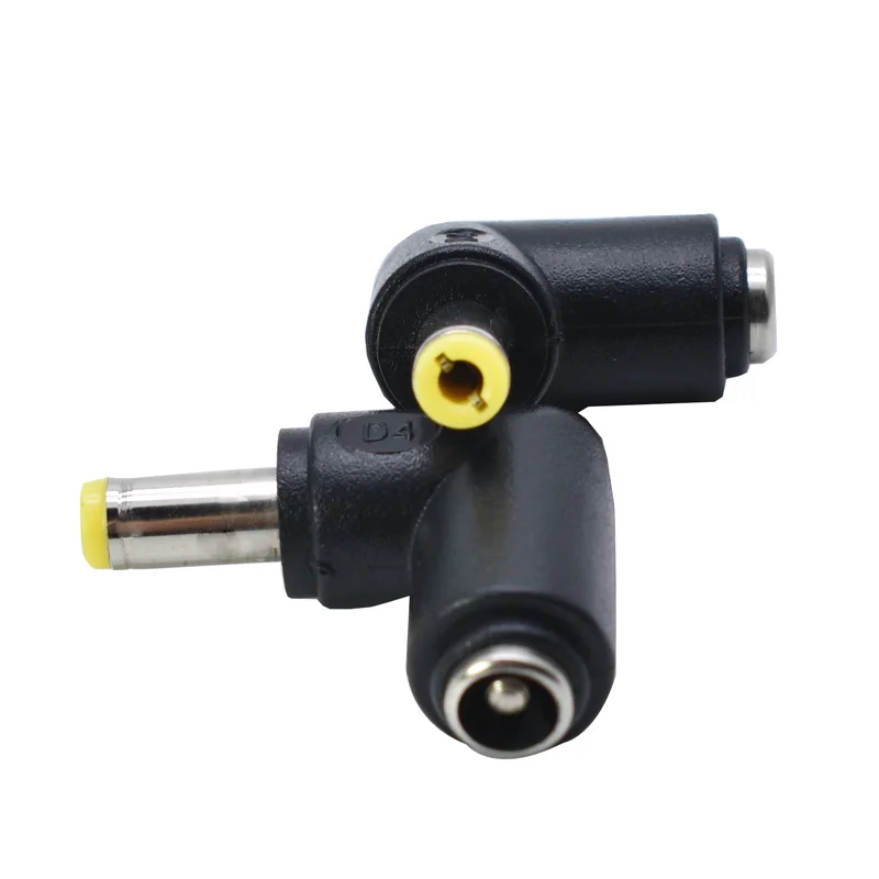1/2/5PCS DC Power Converter Plug 5.5x2.5mm Female Turn to 90 Degree 5.5x2.5mm Male Adapter Connector