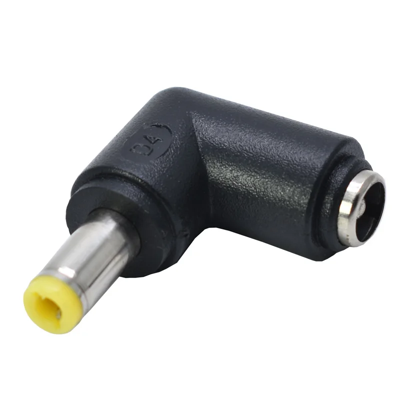 1/2/5PCS DC Power Converter Plug 5.5x2.5mm Female Turn to 90 Degree 5.5x2.5mm Male Adapter Connector