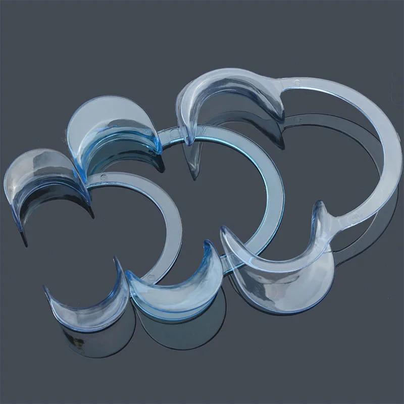 VVDental 5PCS/Set C shape Retractor Mouth Opener Mouth Spreader Lip Shape Opener Dentist Oral Clean Orthodontic Tools