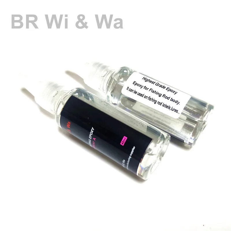 BR Wi& Wa High Grade Epoxy Resin 1:1 AB Epoxy Crystal Glue For DIY Fishing rod paint,fishing rod label,fishing lure
