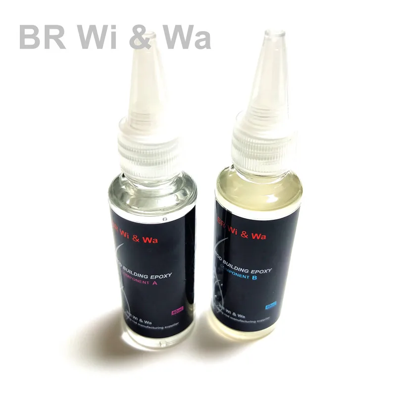 BR Wi& Wa High Grade Epoxy Resin 1:1 AB Epoxy Crystal Glue For DIY Fishing rod paint,fishing rod label,fishing lure