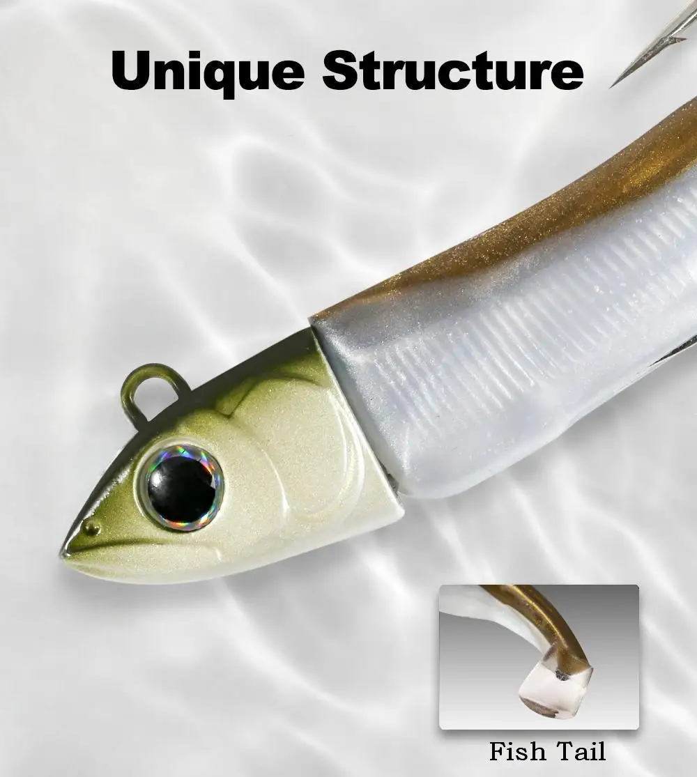 Hunthouse Small Barret Minnow 7g 12g 25g 40g 60g 90g 120g Soft Lure Easy Shiner Sea Fishing Lure Bait Bass Pike Fishing Souple