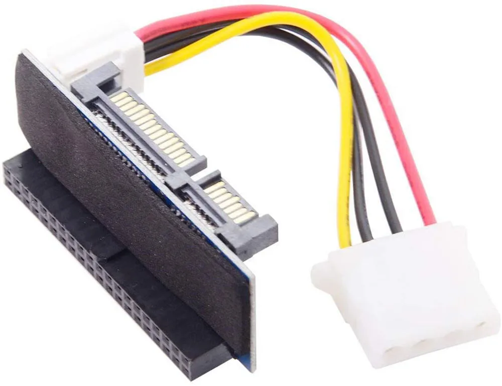 IDE/PATA 40Pin Disk To SATA Female Converter Adapter PCBA For Desktop & 3.5" Hard Disk Drive With 7Pin-SATA Data Cable
