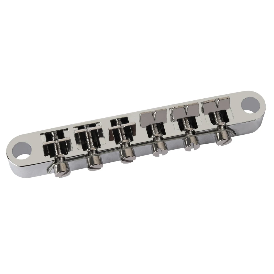 1 Set of 6 Strings Guitar Tune-O-matic Bridge and Tailpiece with Posts for LP Electric Guitar