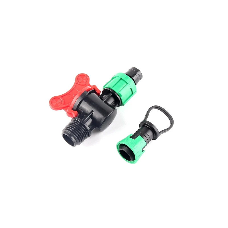 20/50/100M 16mm Micro Irrigation Drip Tape 1-hole Greenhouse Garden Flower Pots Watering Soaker Hose With Pipe Connector