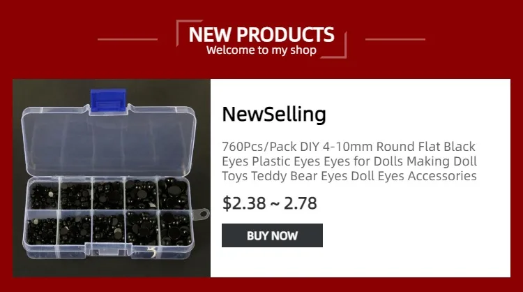 100/500pcs DIY 3-12mm Round Flat Black Eyes Plastic Eyes Eyes for Dolls Making Doll Toys Teddy Bear Eyes Doll Eyes Accessories