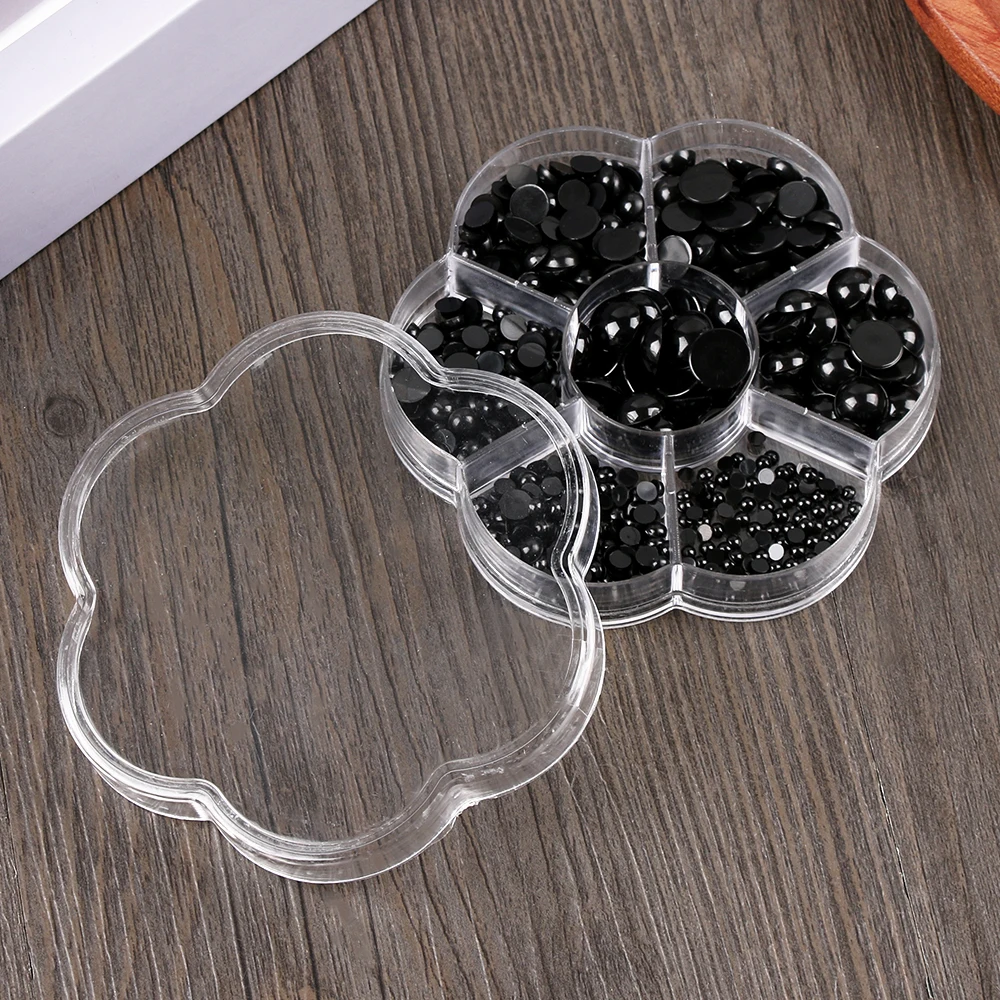 100/500pcs DIY 3-12mm Round Flat Black Eyes Plastic Eyes Eyes for Dolls Making Doll Toys Teddy Bear Eyes Doll Eyes Accessories