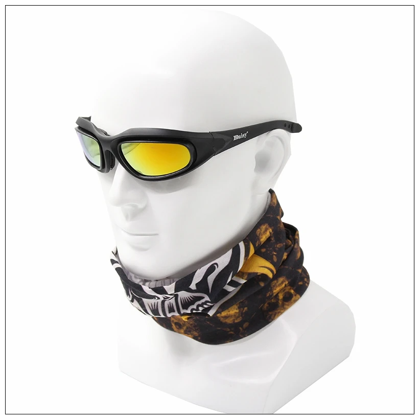 Daisy Polarized Tactical Sunglasses Men Airsoft Hunting Shooting Glasses UV400 Protection Desert Hiking Goggles