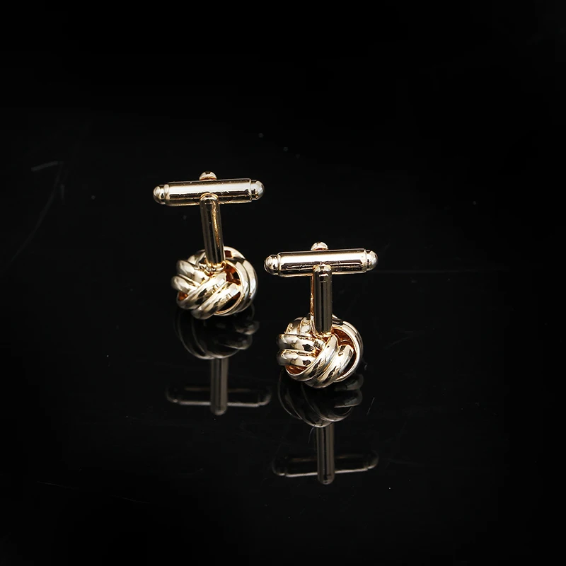 new golden silver black color round ball cufflinks for men jewelry accessories suit gentleman cuff link