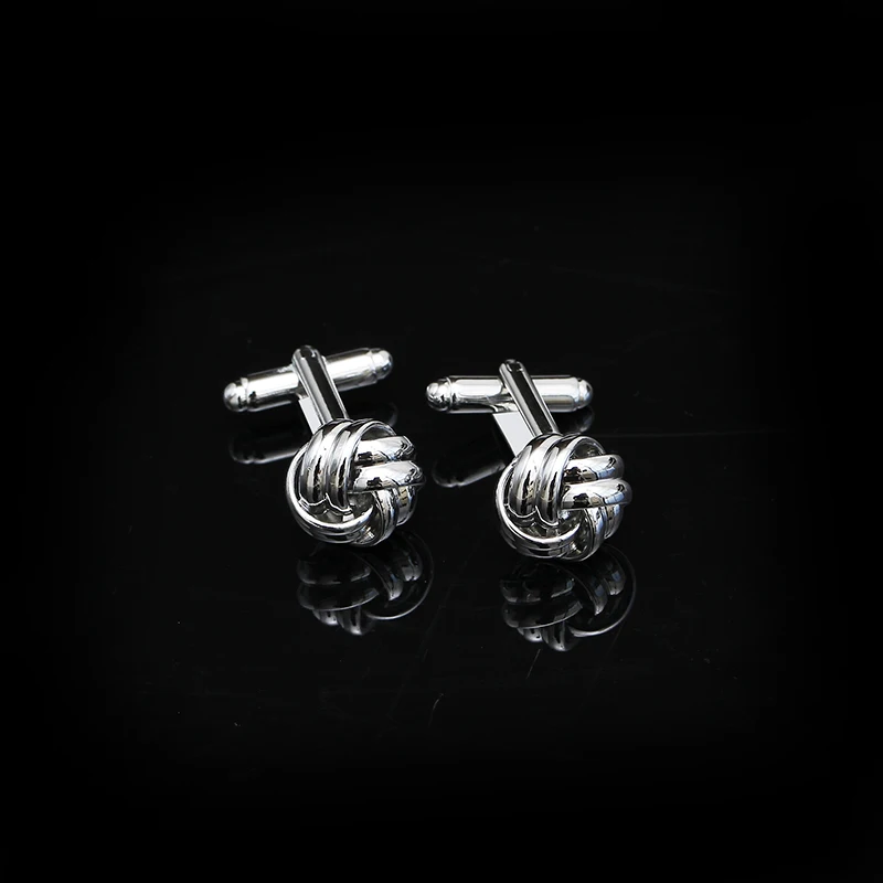 new golden silver black color round ball cufflinks for men jewelry accessories suit gentleman cuff link