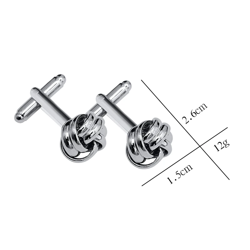 new golden silver black color round ball cufflinks for men jewelry accessories suit gentleman cuff link