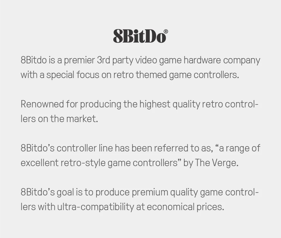 8Bitdo M30 Bluetooth Gamepad for Nintendo Switch PC macOS and Android with Sega Genesis Mega Drive Style