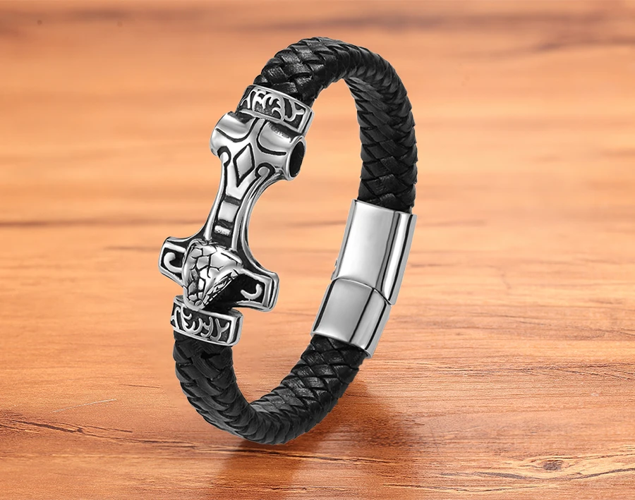 TYO Stainless Steel Men Women Spain Germany France Italy Argentina National Flag PU Leather Bracelets Handmade Jewelry