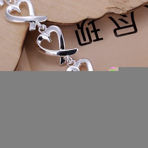 925 Sterling Silver Bracelets for Women Wedding Lady Cute Noble Pretty Jewelry Fashion Nice Chain Free Shipping Hot Gifts