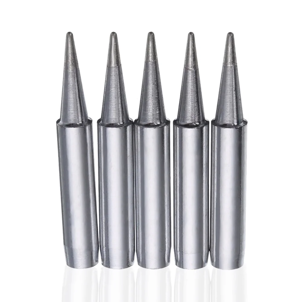 5pcs Solder Tips Soldering Solder Iron Tips Head Bit For 936/937/938/969 Soldering Station Soldering Tools For Welding Accessory