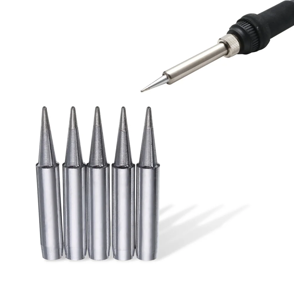 5pcs Solder Tips Soldering Solder Iron Tips Head Bit For 936/937/938/969 Soldering Station Soldering Tools For Welding Accessory