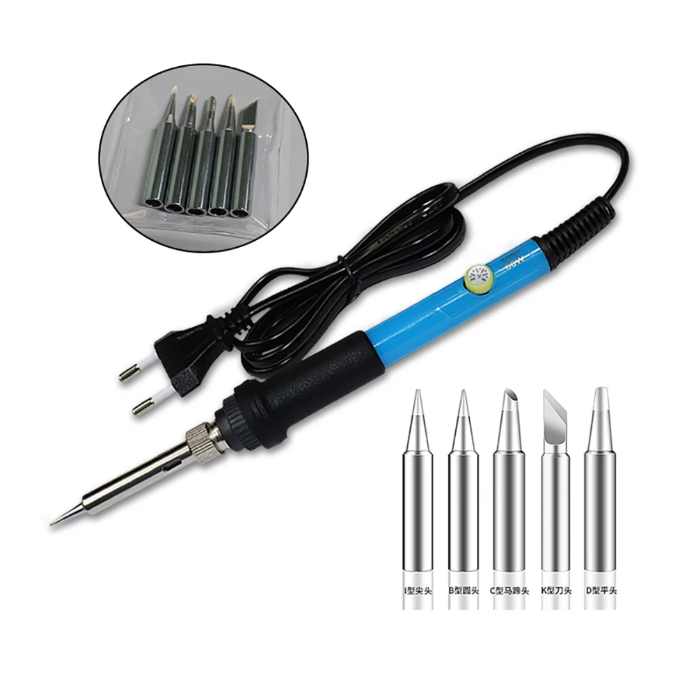 5pcs Solder Tips Soldering Solder Iron Tips Head Bit For 936/937/938/969 Soldering Station Soldering Tools For Welding Accessory