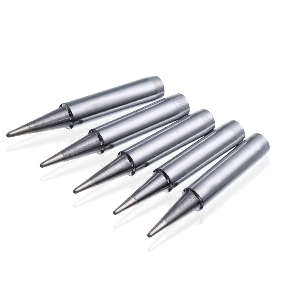5pcs Solder Tips Soldering Solder Iron Tips Head Bit For 936/937/938/969 Soldering Station Soldering Tools For Welding Accessory