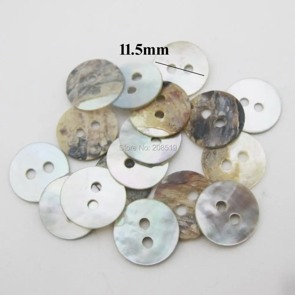 NBNNKG Nature Sea Shell Made Shirt Buttons 30Pcs Multisizes Sewing Garment Fit DIY Craft Ornament Seashell Botoes