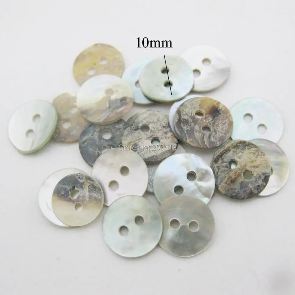 NBNNKG Nature Sea Shell Made Shirt Buttons 30Pcs Multisizes Sewing Garment Fit DIY Craft Ornament Seashell Botoes