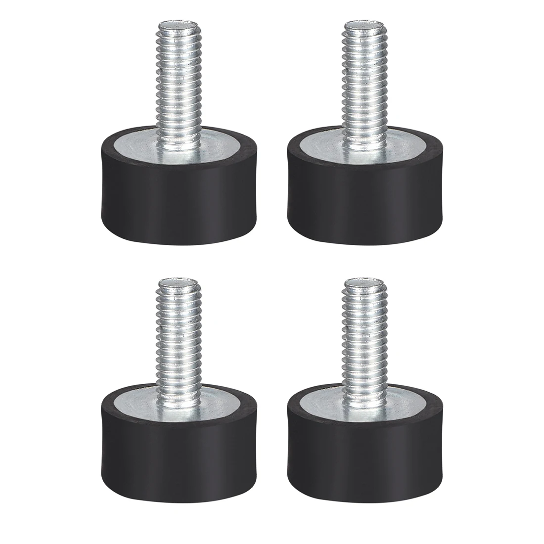 4Pcs M4 M6 M8 Thread Male Female Rubber Shock Absorber Crash Pad Damper Bobbin Mount Anti Vibration Isolator Type VD for Bicycle