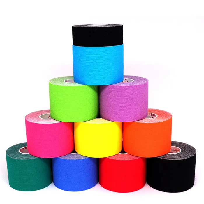 5m Kinesiology Wrap Tape Muscle Pain Relief Waterproof Sports Recovery Athletic Tape Strapping For Tennis Knee Finger Wrist