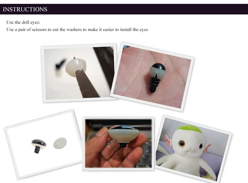 3D glitter eyes safety Puppet Toy Plush Toy Color Doll Eyes for amigurumi crochet stuffed animal 12mm/16mm/18mm
