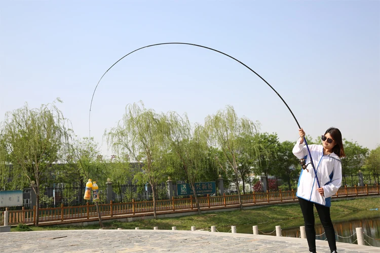 Carbon fiber 3.6M 4.5M 5.4M 6.3M Spinning Fishing Rod M Power Telescopic Rock Fishing Rod Carp Feeder Rod Surf Spinning Rod