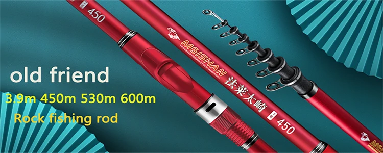 Carbon fiber 3.6M 4.5M 5.4M 6.3M Spinning Fishing Rod M Power Telescopic Rock Fishing Rod Carp Feeder Rod Surf Spinning Rod