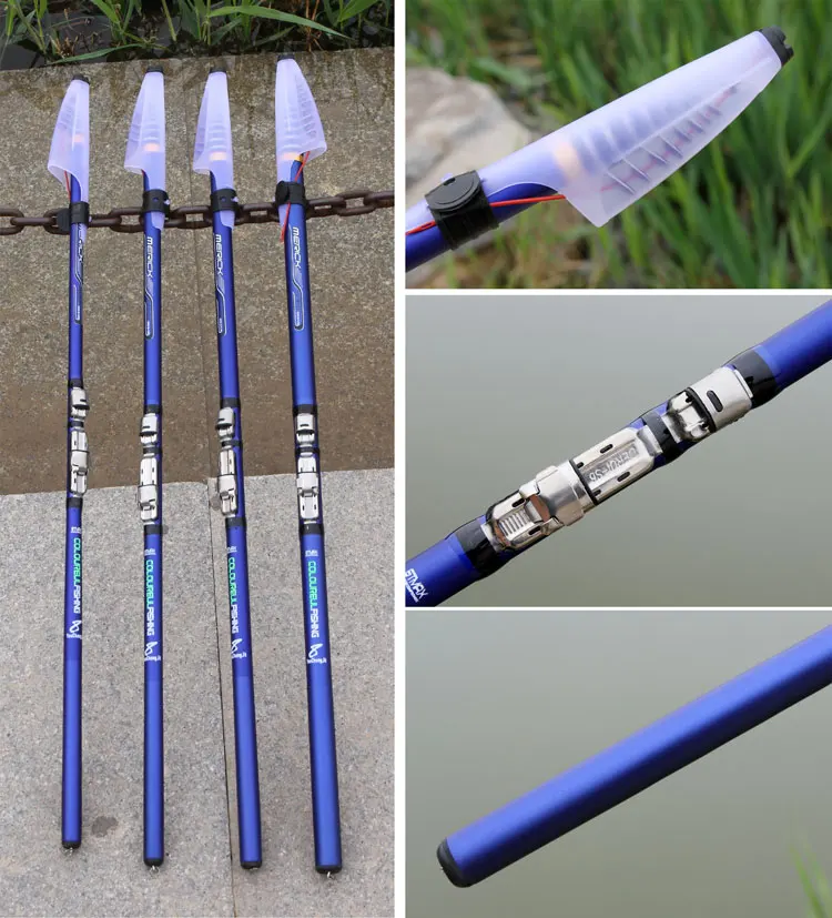 Carbon fiber 3.6M 4.5M 5.4M 6.3M Spinning Fishing Rod M Power Telescopic Rock Fishing Rod Carp Feeder Rod Surf Spinning Rod