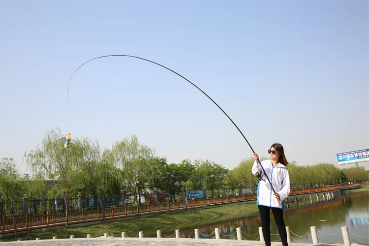 Carbon fiber 3.6M 4.5M 5.4M 6.3M Spinning Fishing Rod M Power Telescopic Rock Fishing Rod Carp Feeder Rod Surf Spinning Rod