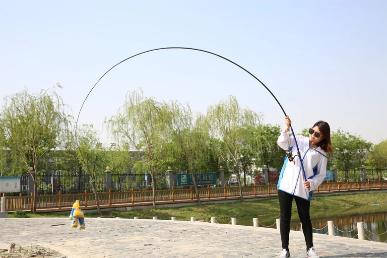 Carbon fiber 3.6M 4.5M 5.4M 6.3M Spinning Fishing Rod M Power Telescopic Rock Fishing Rod Carp Feeder Rod Surf Spinning Rod